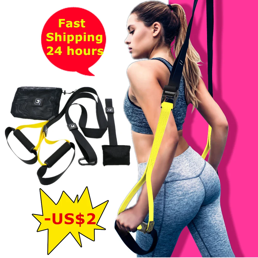 Высокое качество набор повязок для упражнений подвешивание тренировочные ремни