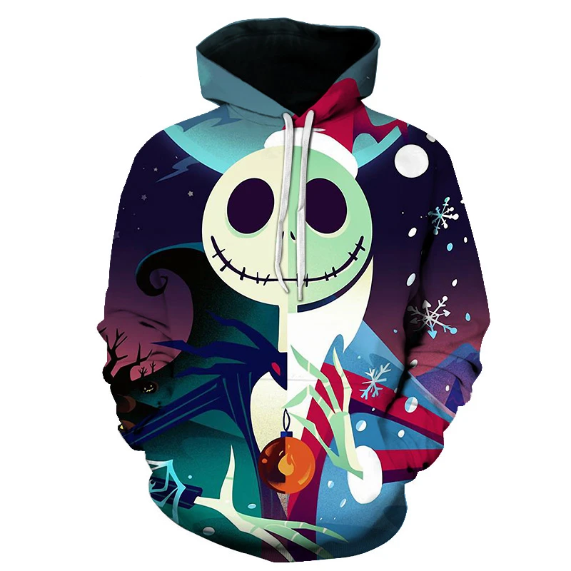 

2021 Men's Women's Hooded Jacket 3D Printing Halloween Gift Christmas Sweater Children's Coat