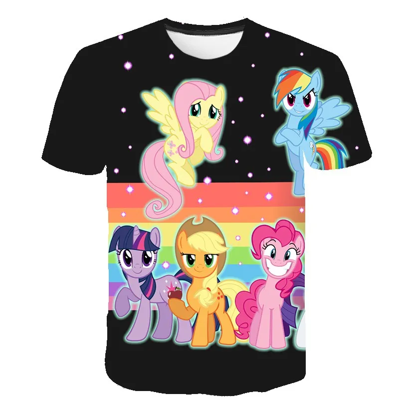 

Fashion Short Sleeve Cute Summer Animation 3D Printed Pullover Boy Girls Universal T-Shirt Loose Comfortable Round Neck Pullover