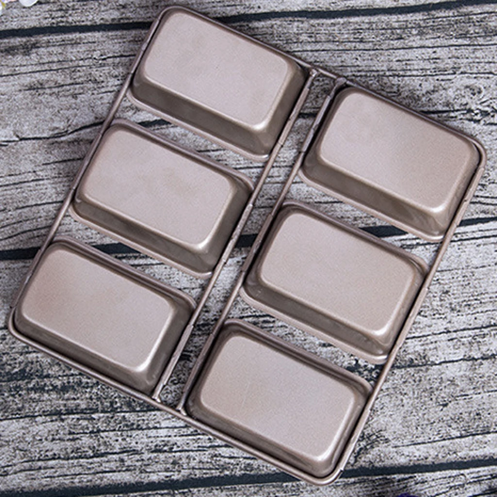 6 пустотелых металлических булочек антипригарная посуда для выпечки