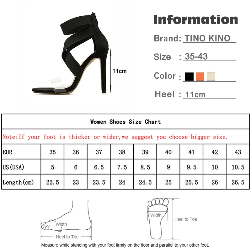 

Women's Sexy Sandals Snakeskin Pumps Transparent Stilettos Summer Female High Heels Transparent Zipper Cross PU Shoes Woman 2021