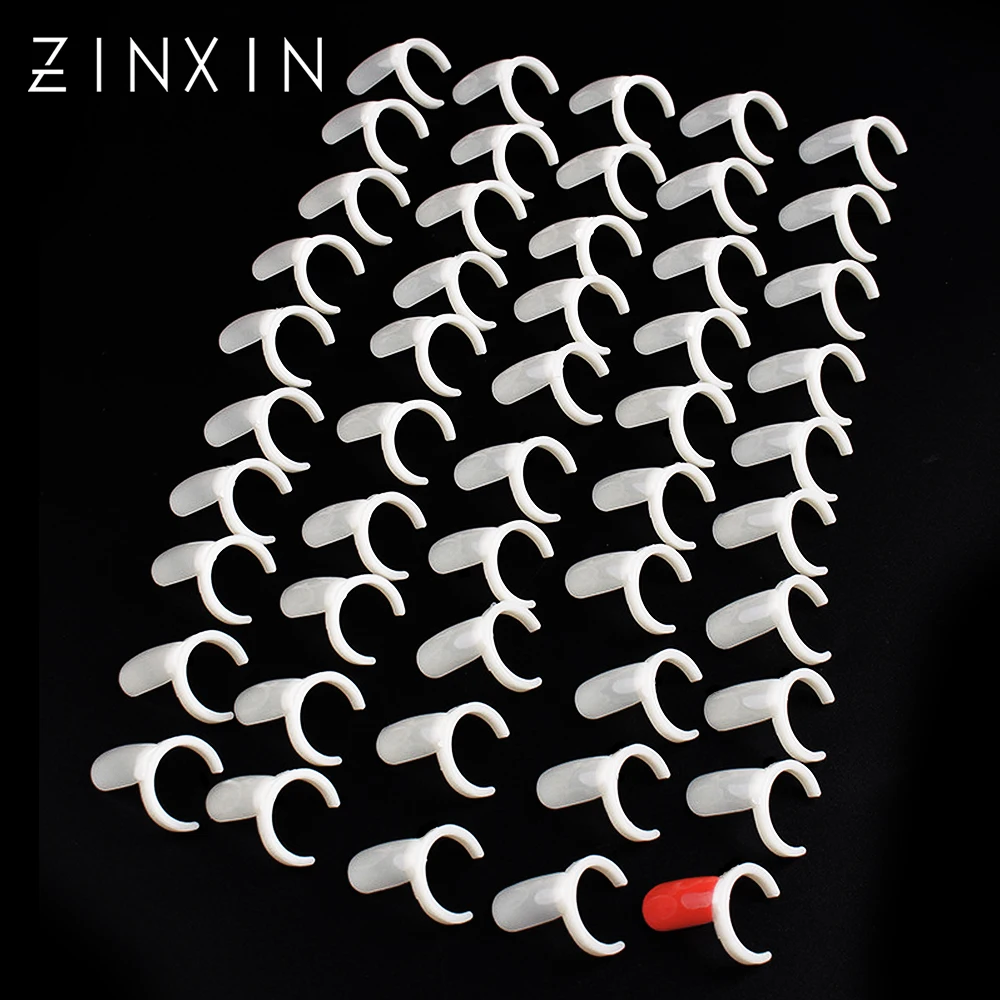 ZINXN 30 шт./лот Типсы для дизайна ногтей Форма кольца лака УФ-гель Таблица цветов
