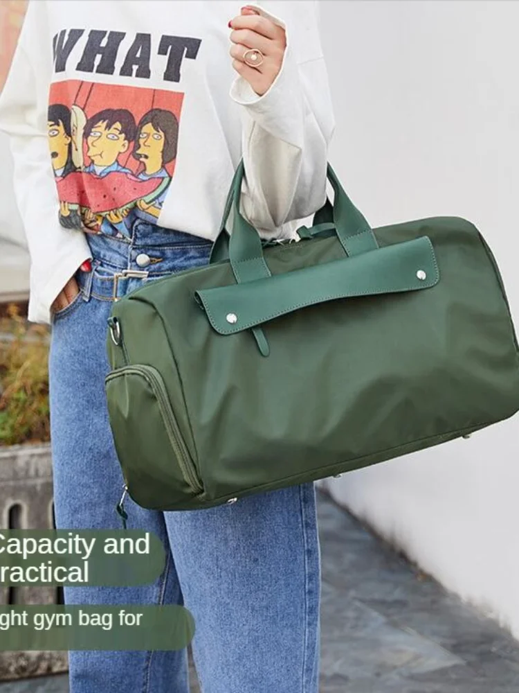 

Women's Large-Capacity Portable Travel Bag for Short-Distance with Wet and Dry Separation