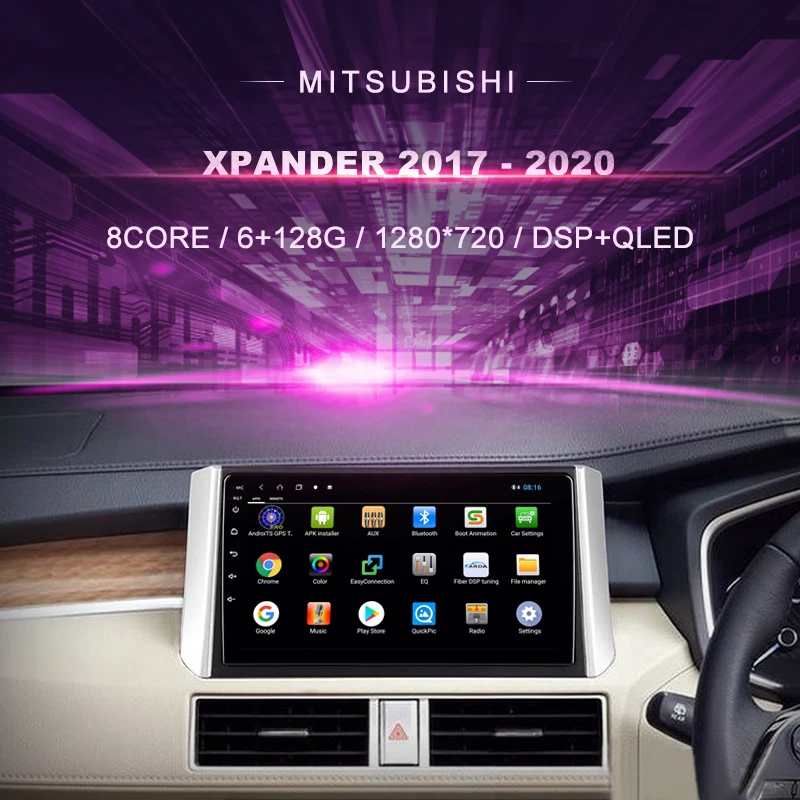 

Car DVD GPS Navigation For Mitsubishi Xpander 2017 - 2020 Car Radio Multimedia Video Player Navigation GPS Android 10.0