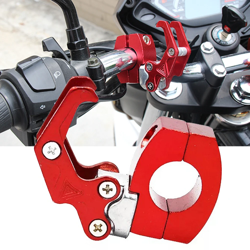 

Universal Aluminum Alloy Motorcycle Stable Modification Accessories Luggage Bag Hanger Practical Helmet Hook Easy Install Carry
