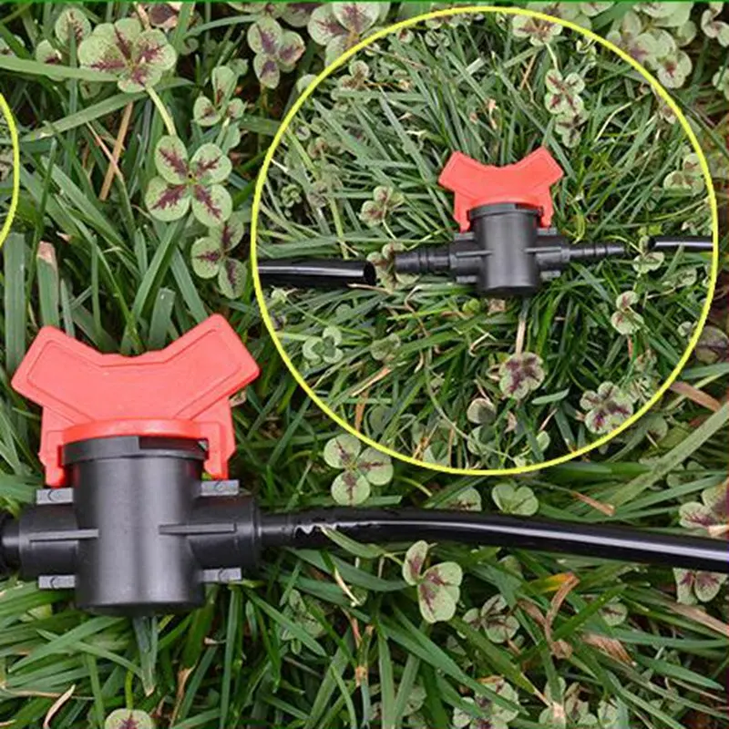 20 шт. 4/7 мм клапан для водяного шланга система полива микрооросительной трубы