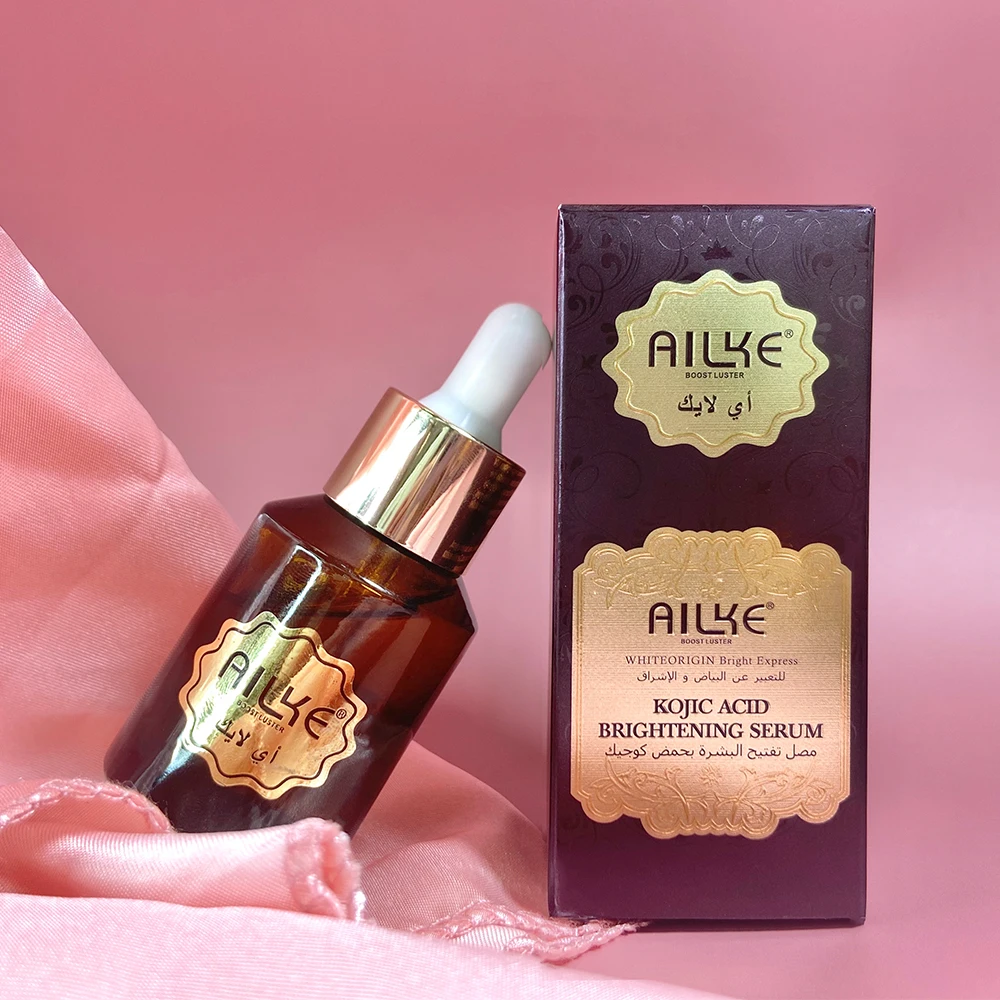 

AILKE Kojic Acid face care Serum Anti-Againg Skin Whitening Moisturizer Hydrating Facial Serum huiles essentielles