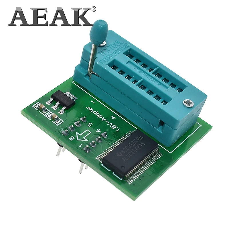 Адаптер AEAK для материнской платы 1 8 В SPI Flash SOP8 DIP8 W25 MX25 программистов TL866CS TL866A EZP2010