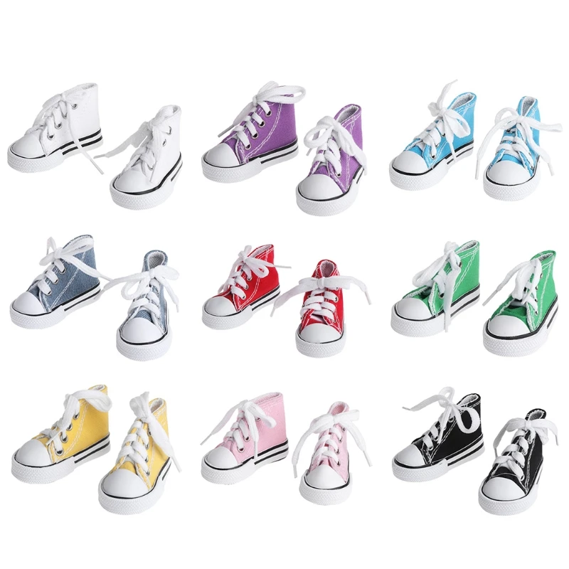 Кукольная обувь 1/4 аксессуары холщовые модные летние игрушки мини кроссовки