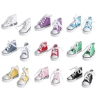 Кукольная обувь 14 аксессуары холст модные летние игрушки мини кроссовки джинсовые сапоги