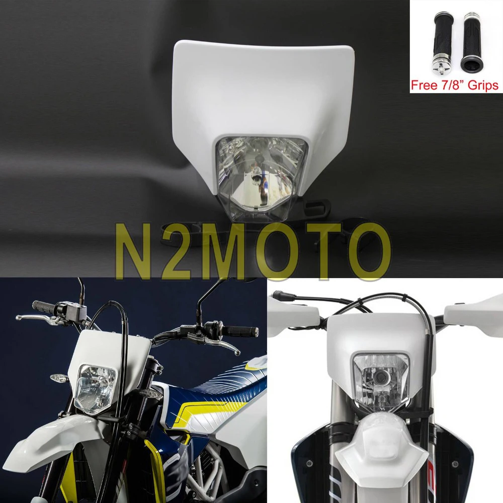 Фары для мотокросса Белый Байк MX Enduro HS1 12V 35W светодиодный головной свет FE TX TE 125 250