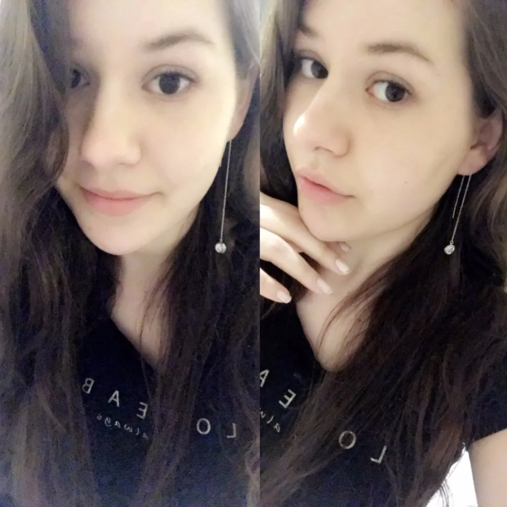 BRAVEKISS круглые Кристальные Подвесные серьги длинные капли на цепочке женские с