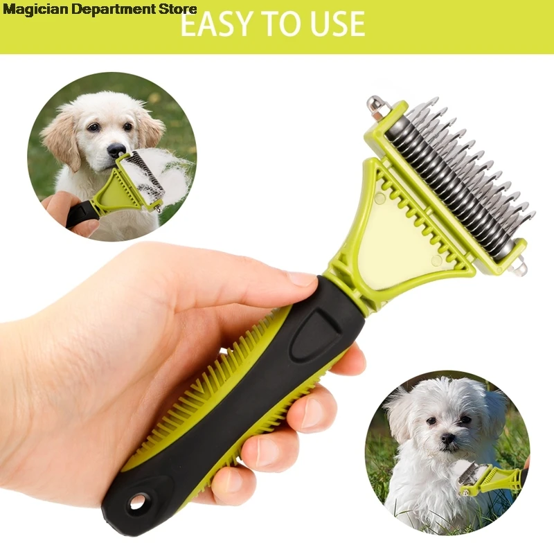 

Stainless Steel Dog Hair Knotted Comb Nail Scissors Flea Lice Durable Cleaner Hard Comb Kitty Cat Doggy Pets Dropshipping New