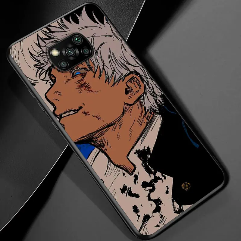 jujutsu kaisen satoru gojo anime for xiaomi poco m3 m2 c3 x3 nfc f2 f3 pro x2 f1 pro mi play mix 3 a3 a2 a1 6 5 lite phone case free global shipping