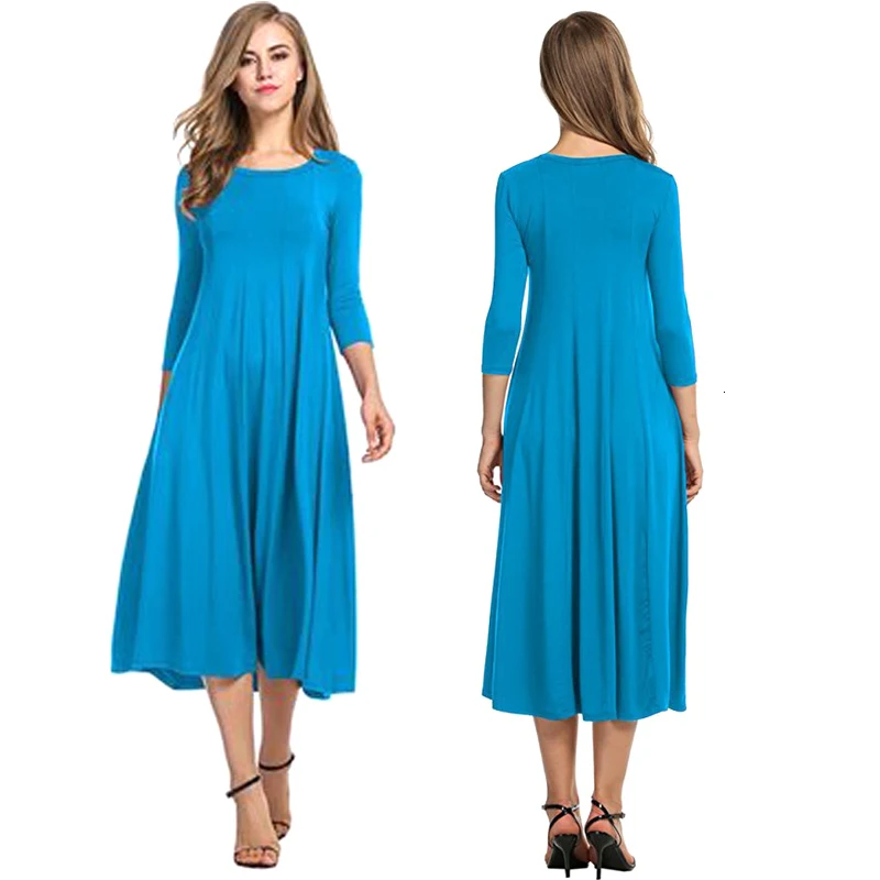 Элегантное однотонное платье для беременных платья размера плюс весеннее