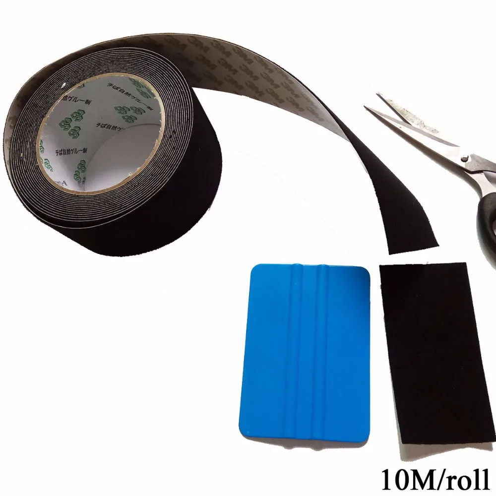 CNGZSY автомобиля инструменты для чистки Обёрточная бумага Ракель войлок 10 м/рулон 4