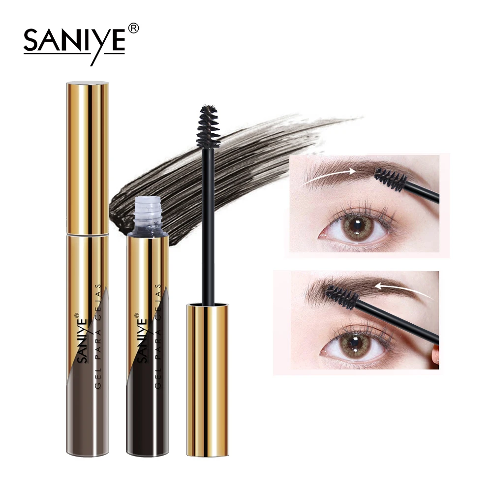 SANIYE брендовая помада для бровей Гель водостойкая кисть увеличения долговечный