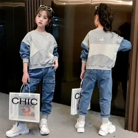 boys girls clothing suits sweatshirts%c2%a0pants 2021 casual spring autumn kids teenagers outwear kids cotton tracksuit sport suits