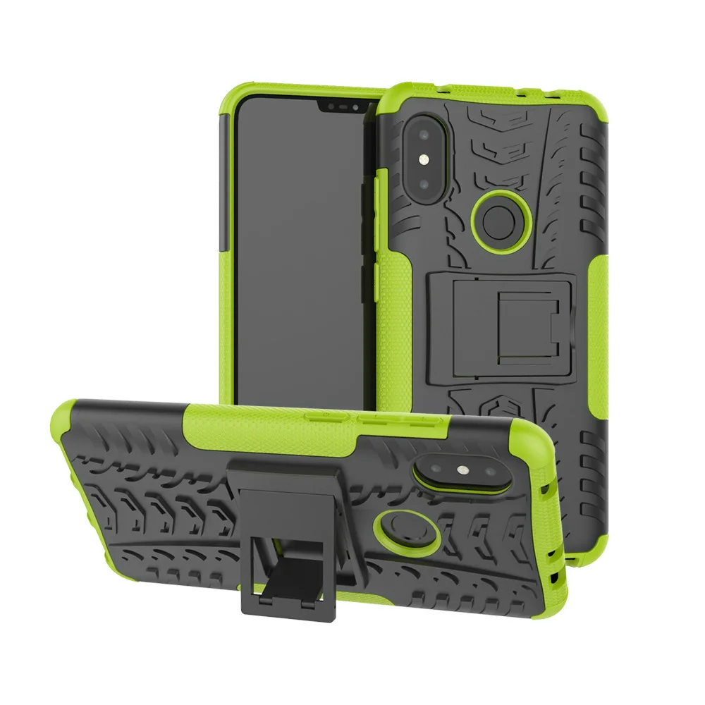 Rugged Cover Case For Xiaomi Mi A2 Lite On Hard Silicone Shockproof Armor Phone Redmi 7a 7 Note |