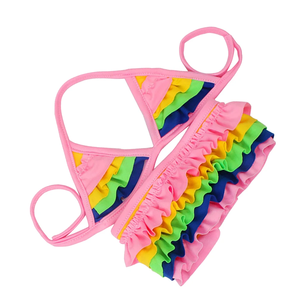 

Handmade Plush Clothing Swimsuit Swimwear Bikini Suit For 18 American Doll Doll Accessories