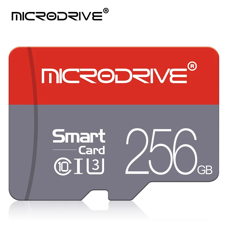 MicroDrive карта памяти micro sd 64 ГБ 32 ГБ 16 ГБ 8 ГБ карта micro sd класс 10 флэш-накопитель памяти Microsd TF/sd карта s /Retai - Емкость: 256 ГБ