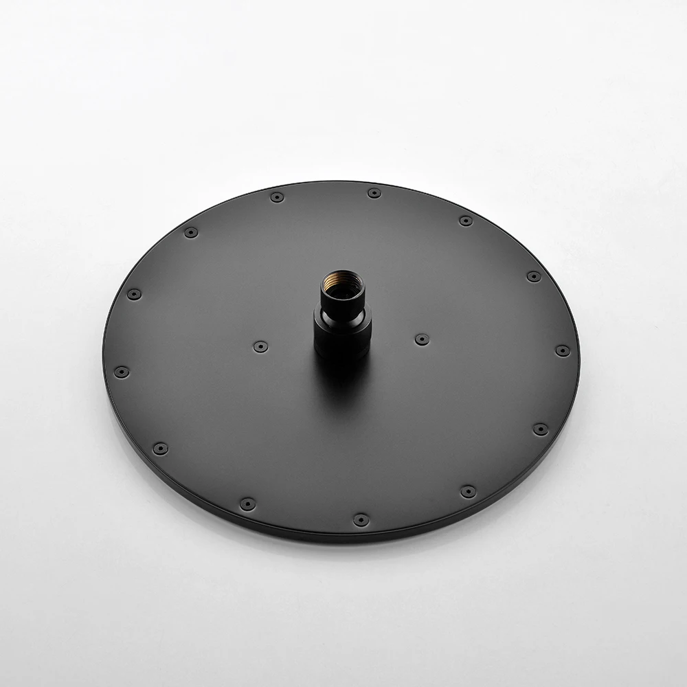 Матовый черный смеситель для ванны набор горячей и холодной душевой системы с