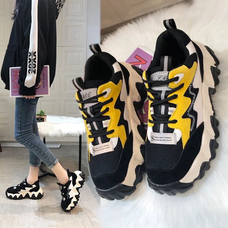 

Сезон осень-зима; Спортивная обувь для женщин плюс кашемир, сохраняющие тепло, женские туфли-лодочки на платформе; Туфли на танкетке Соответ...