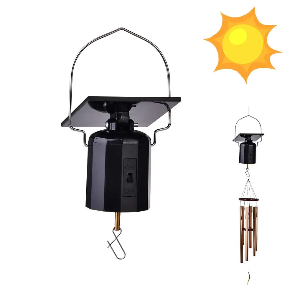 Solar Hanging Display Motor Rotating Small Motor Solar Energy Wind Spinner Motor Multi-Purposes Rotatable Hook For Wind Chimes