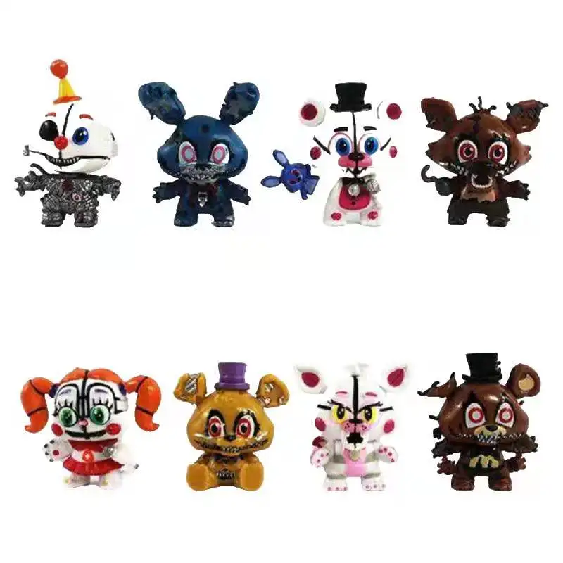 Новые Фигурки FNAF из ПВХ игрушки для мальчиков украшения дня рождения