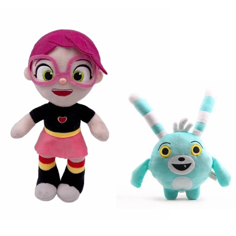 Peluche de animación para niños, juguete de Peluche de conejo Bozzly, regalo de cumpleaños