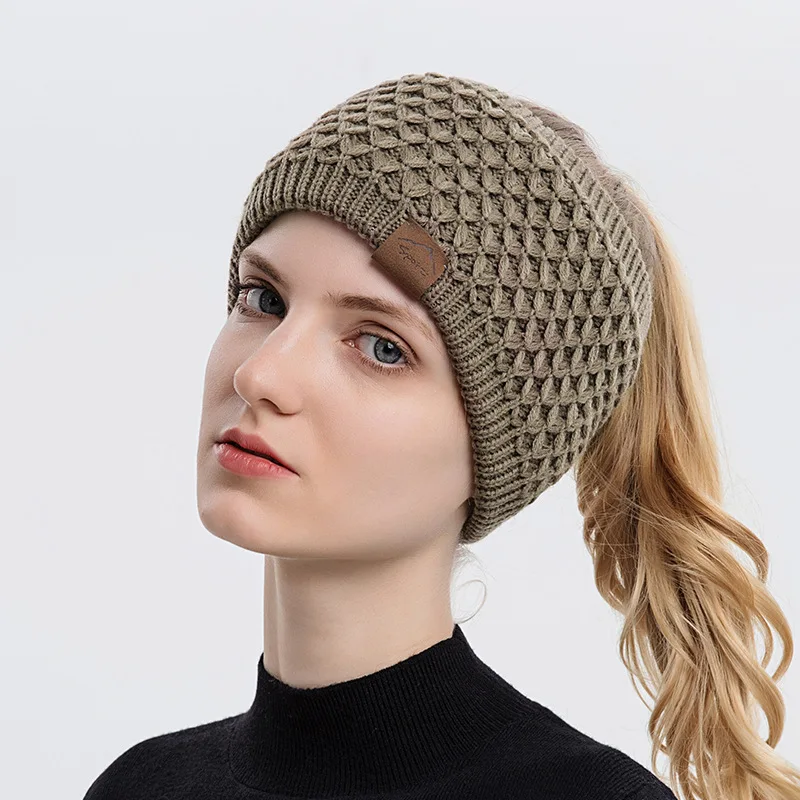 Зимние шапки для женщин новинка сезона осень-зима 2021 пустая трикотажная шапка