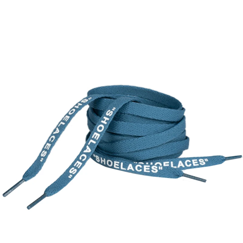 

Limited Edition Customization Printed Signed Shoelace OW Shoelaces Black White Off Shoe Laces for The Ten White Shoes Flat Lace