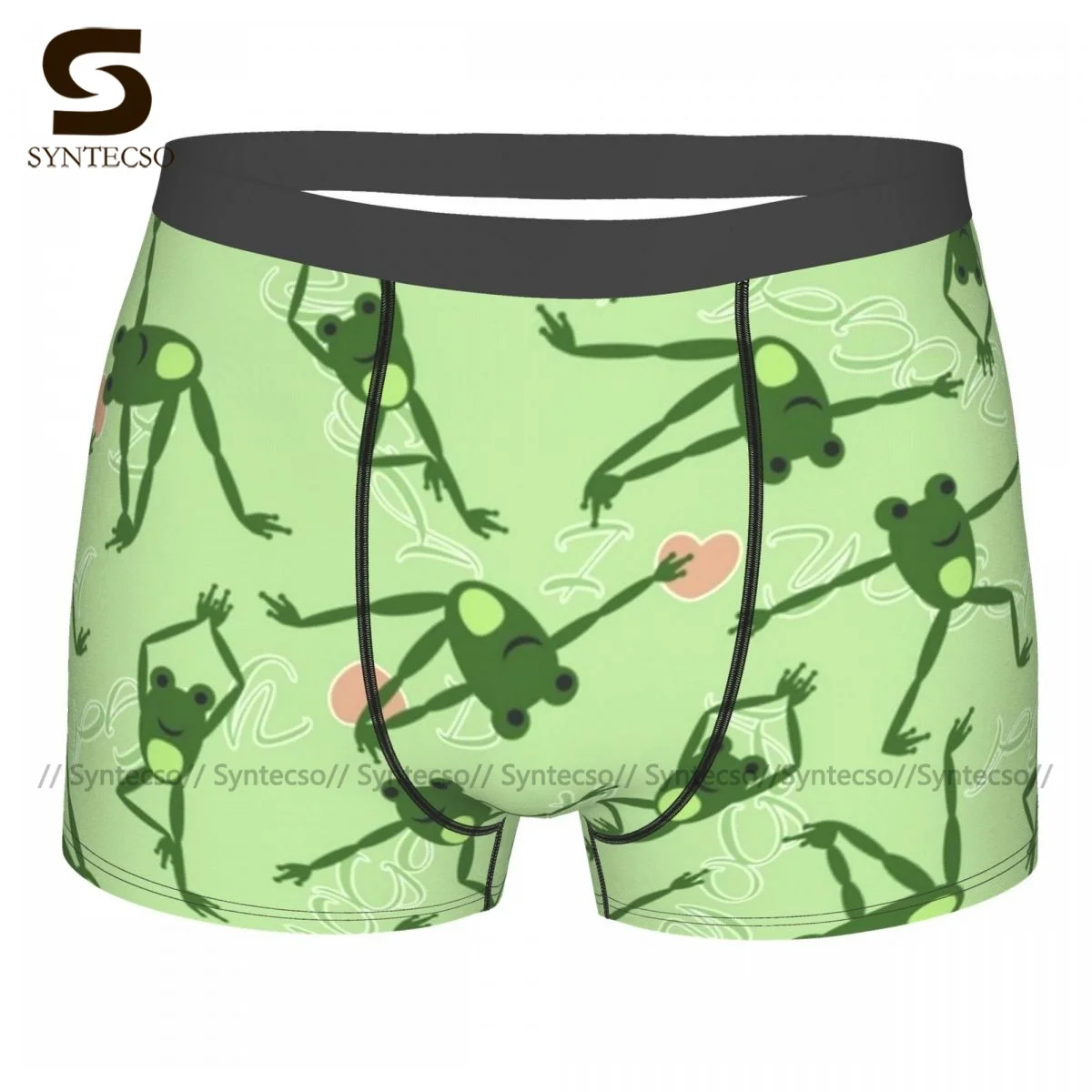 

Frog Underwear Pouch Hot Polyester Trunk Customs Breathable Men Boxer Brief