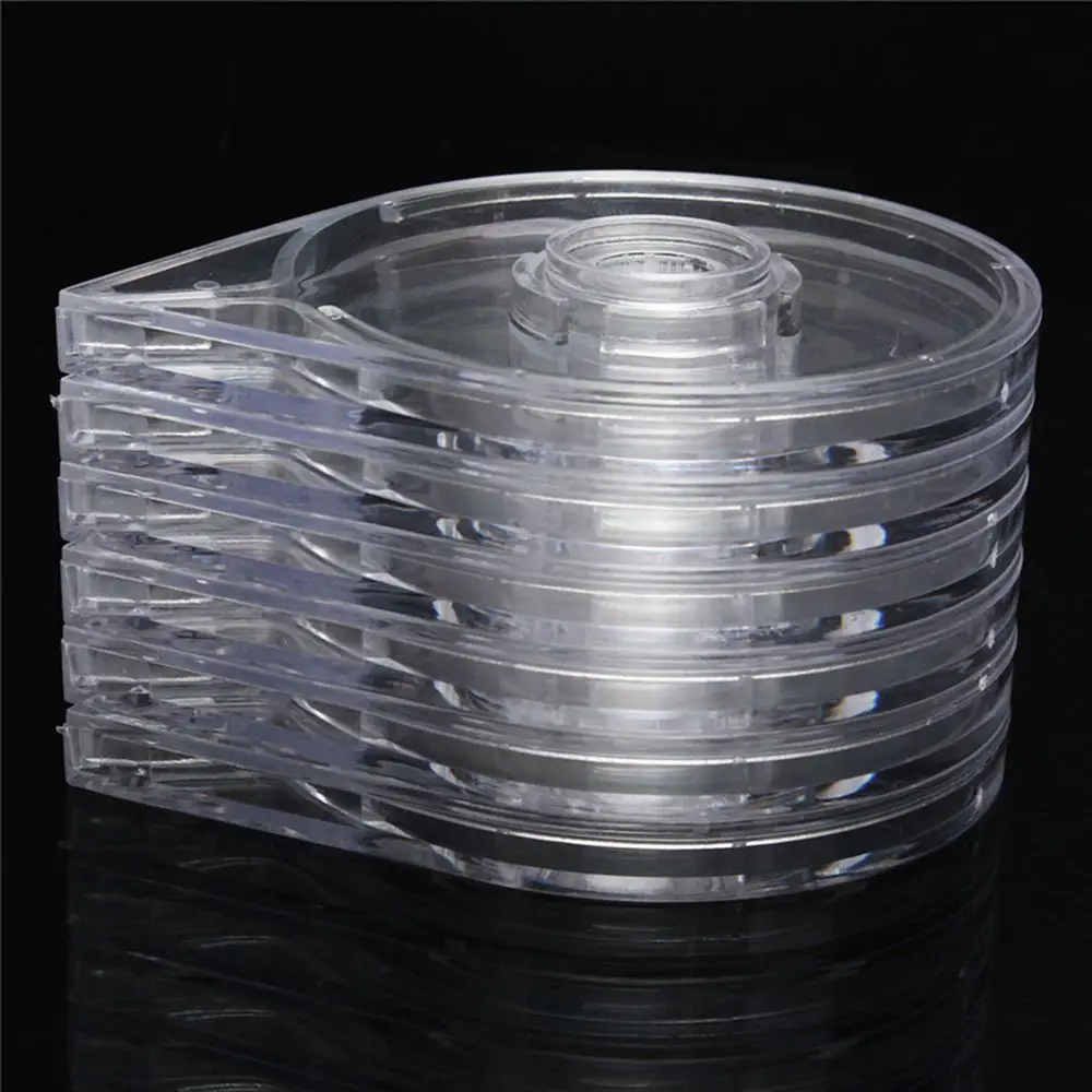 6 шт. инструменты для дизайна ногтей наклейки ролик пустой держатель коробки