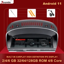 8 Core 128GB Android 11 Car Radio Multimedia Player For BMW Series 5/3 E60 E61 E62 E63 E90 E91 CIC CCC GPS Navigation Head Unit