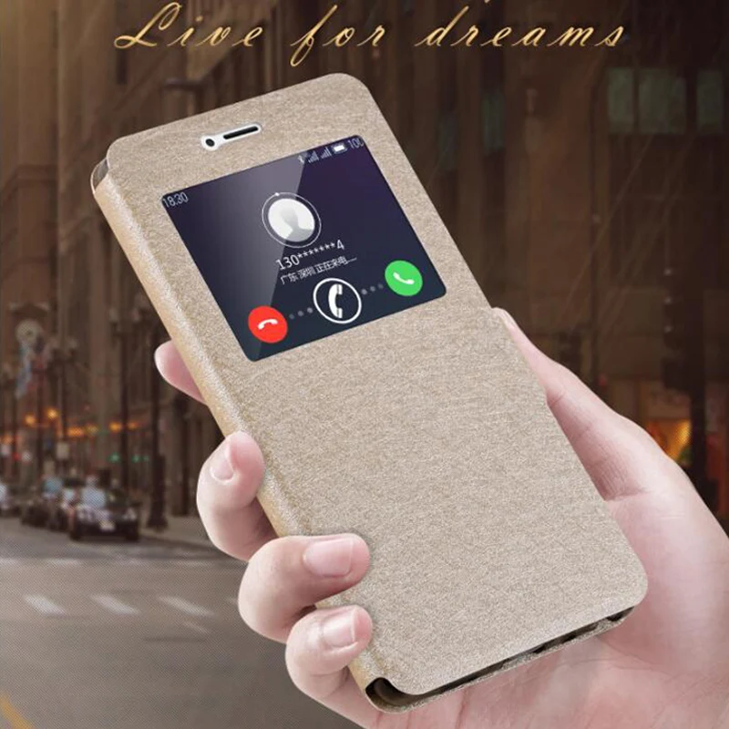 Чехол с открытым окошком для Gionee S6 S7 S8 чехол S 7 GN9006 кожаный чехол для телефона Gionee s 6 GN9010 чехол для Gionee S 8 GN9011 чехол