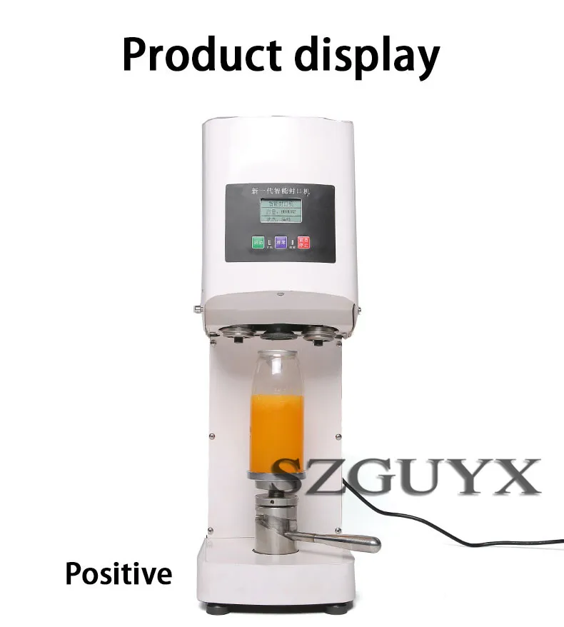 Commercial stainless steel Cans Cup sealing machine Sealer Store drink Intelligent automatic sealing machine