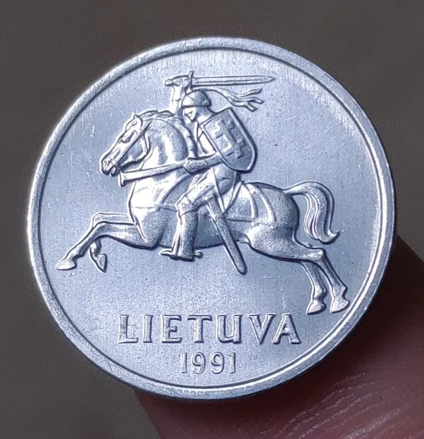 19 мм литовский, настоящая монета, оригинальная коллекция