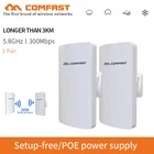 Comfast CF-E113A Long Rang 3 км беспроводной Wifi Открытый CPE мост 300 Мбитс 5 ГГц беспроводной маршрутизатор AP удлинитель повторитель cpe для IP Cam