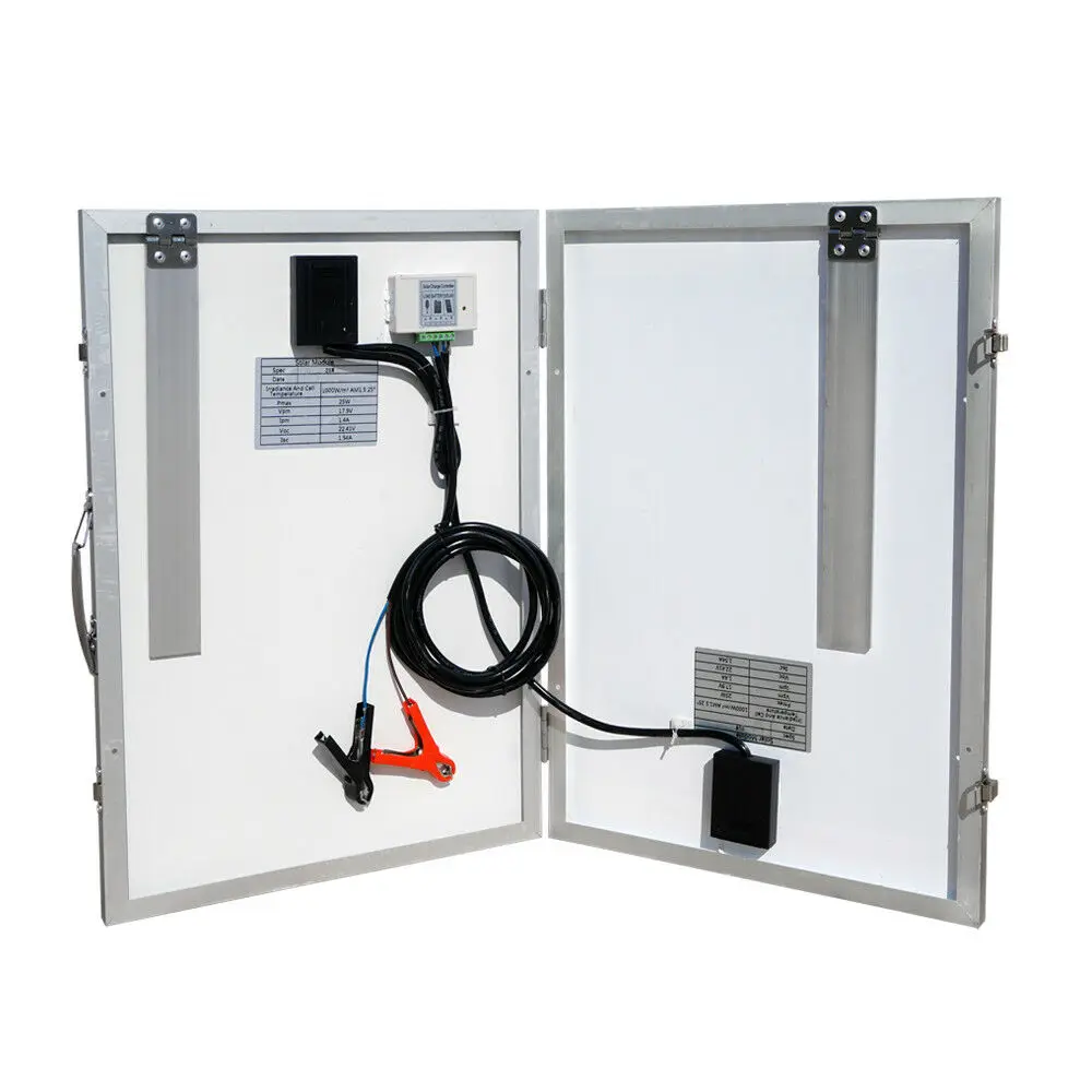 Чемодан Портативный 50 Вт складной Панели солнечные для детей возрастом от 12V