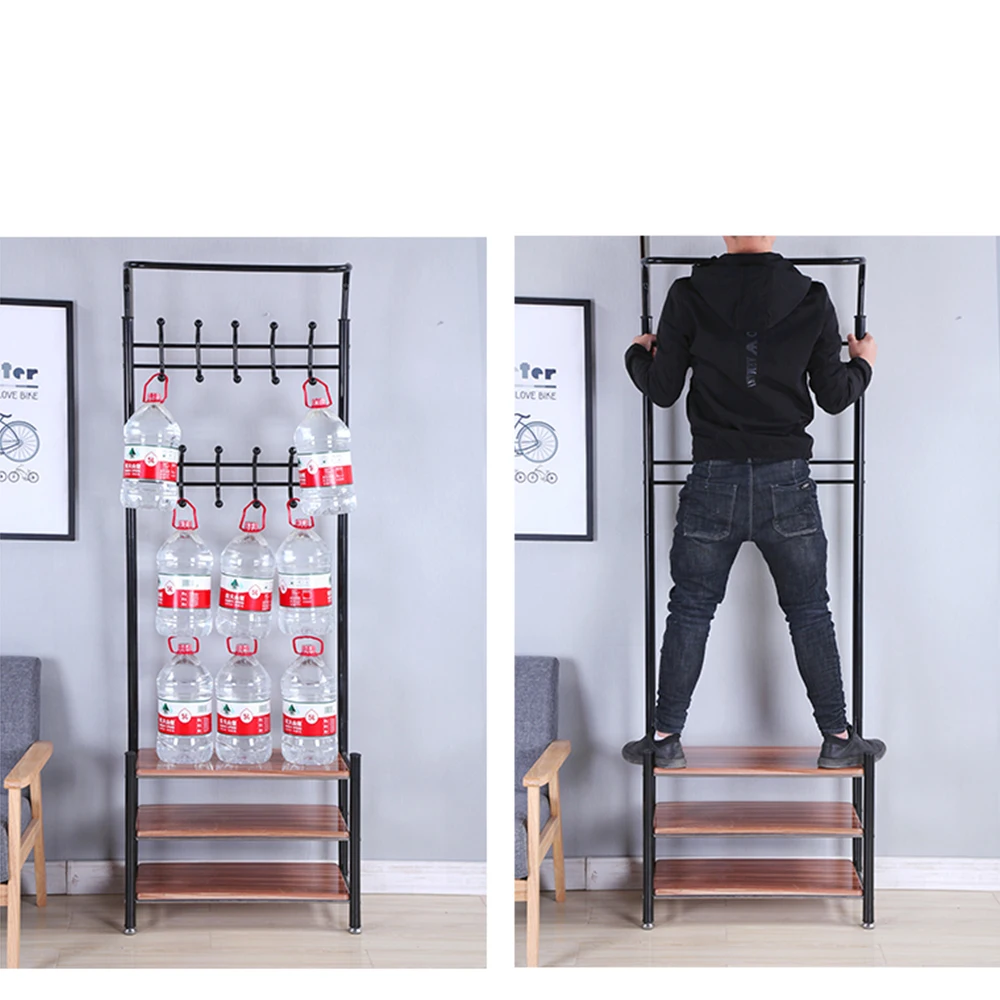 Вешалка для одежды из нержавеющей стали Стойка пальто простая сборка спальни