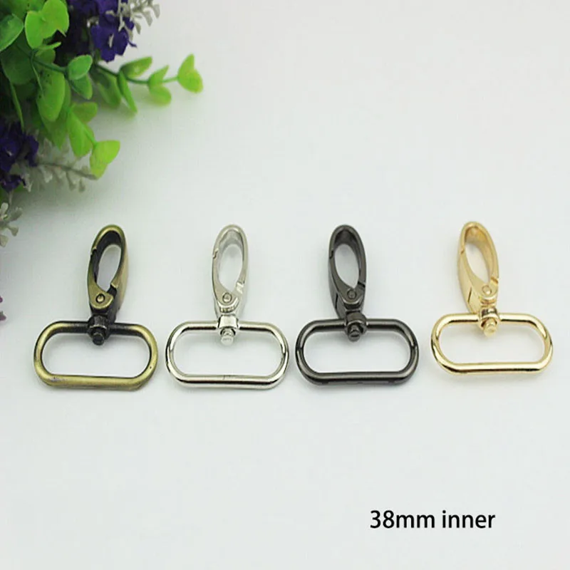 30pcs 15/20/25/32/38mm Bags Strap Metal Buckles Lobster Swivel Carabiner Snap Hook Clasp Collar KeyChain Hanger DIY Accessories