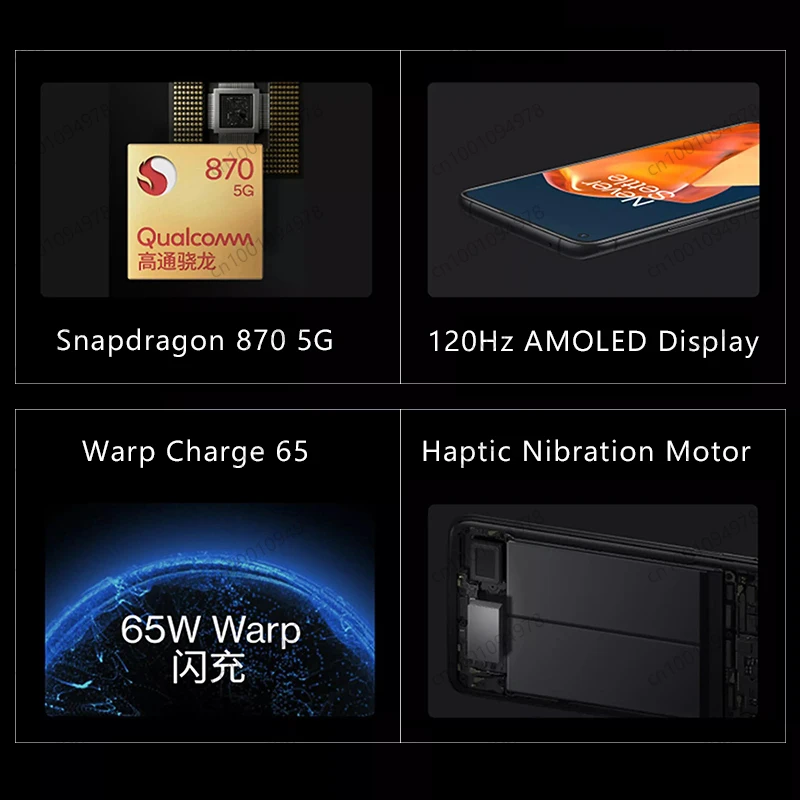 Rom Global OnePlus 9R 9 R 5G tel&eacute;fono inteligente 8GB 128GB Snapdragon 870 de 120Hz Pantalla AMOLED 65W Warp 48MP Quad OnePlus tienda oficial, c&oacute;digo:EOSSES58(&euro;290-58) EDSSES18(&euro;120-18)-1