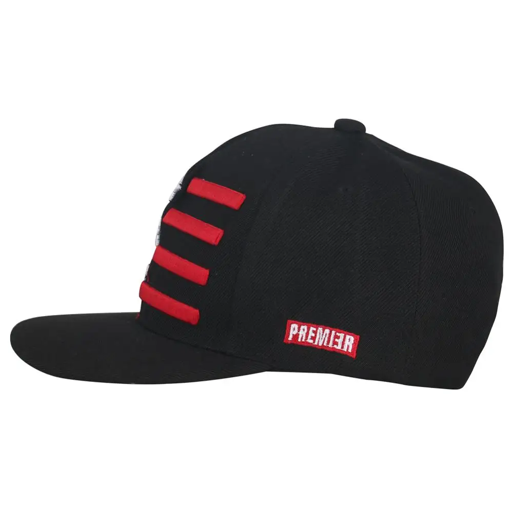 Мужские Бейсбольные кепки Snapback с пятью звездами Полосатая Вышивка плоские