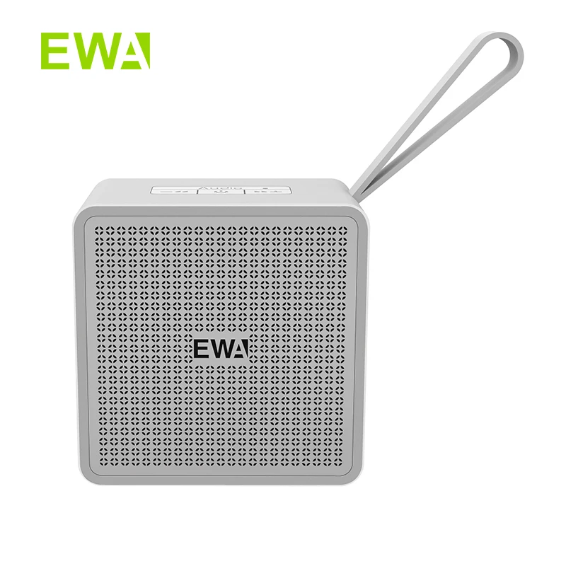 Металлическая квадратная Колонка EWA A105 TWS Bluetooth 5 0 маленький динамик портативный