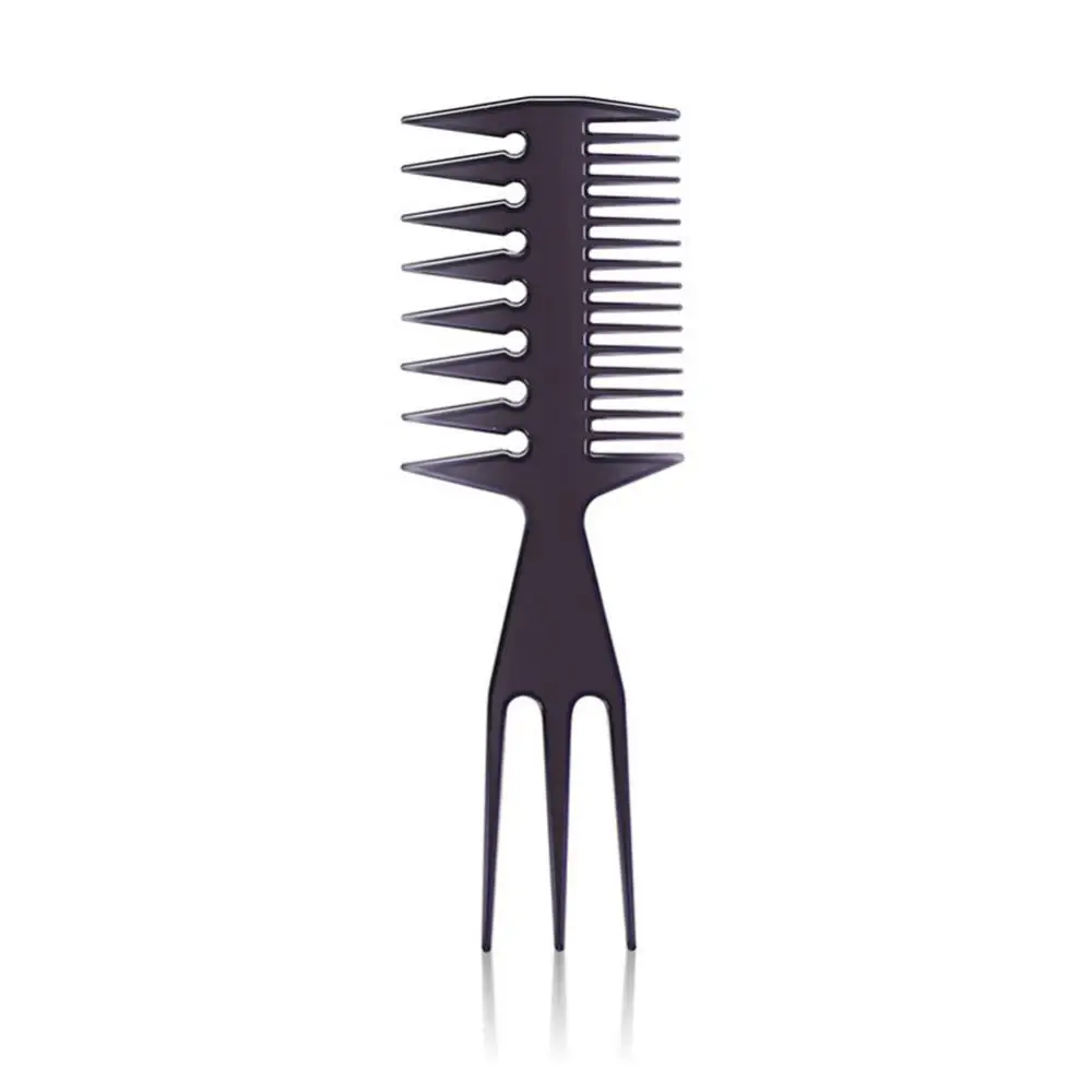 

Hot Sale 2Pcs/Set Double Sided Hairbrush Dye Detangling Tint Comb Barberes Stylist Tool