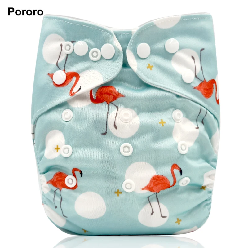 В PORORO абсолютно все в одном размере многоразовые карманные подгузники с кнопки