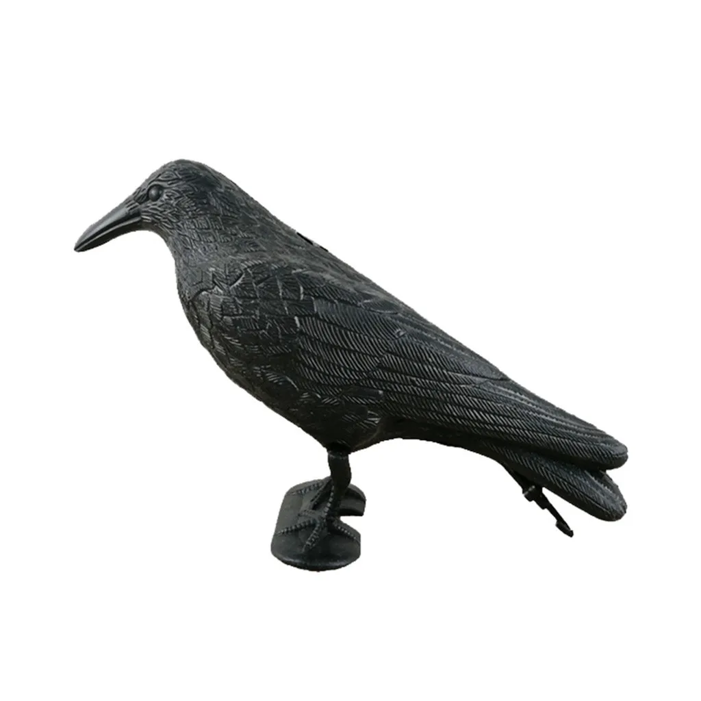 

Simulation Crow Black Raven,bird Repellent Natural Pest Control Pigeonrepellent Raven Prop Scary Decoration For Party #M