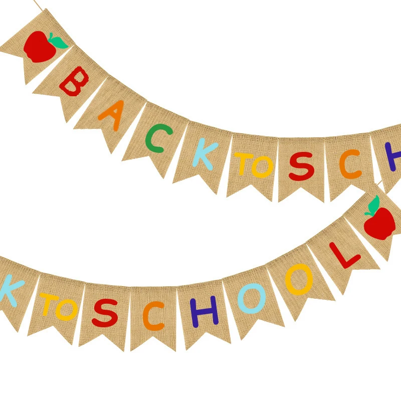 Промо-акция! Декорированном мешковиной горшке Добро пожаловать Banne овсянка знак