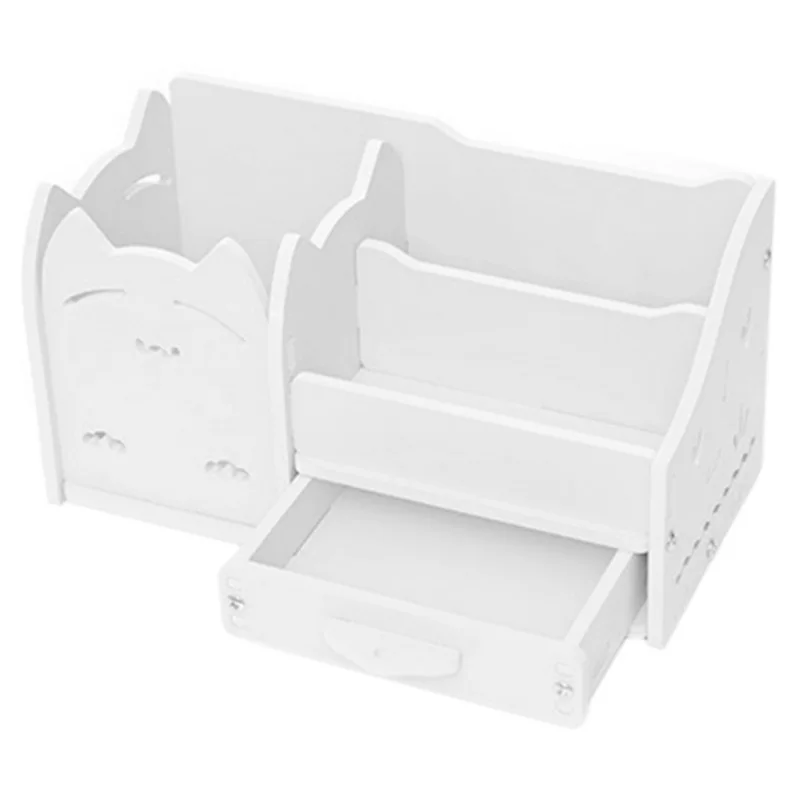 Multifunction School Desk Pen Pencils Drawer Case Storage Box Table Simple Pencil Shelf Holder Office Stationery Supplies | Канцтовары